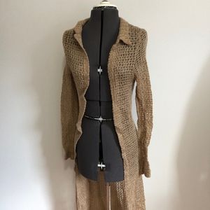 Charlotte Russe Long Boho Cardigan
